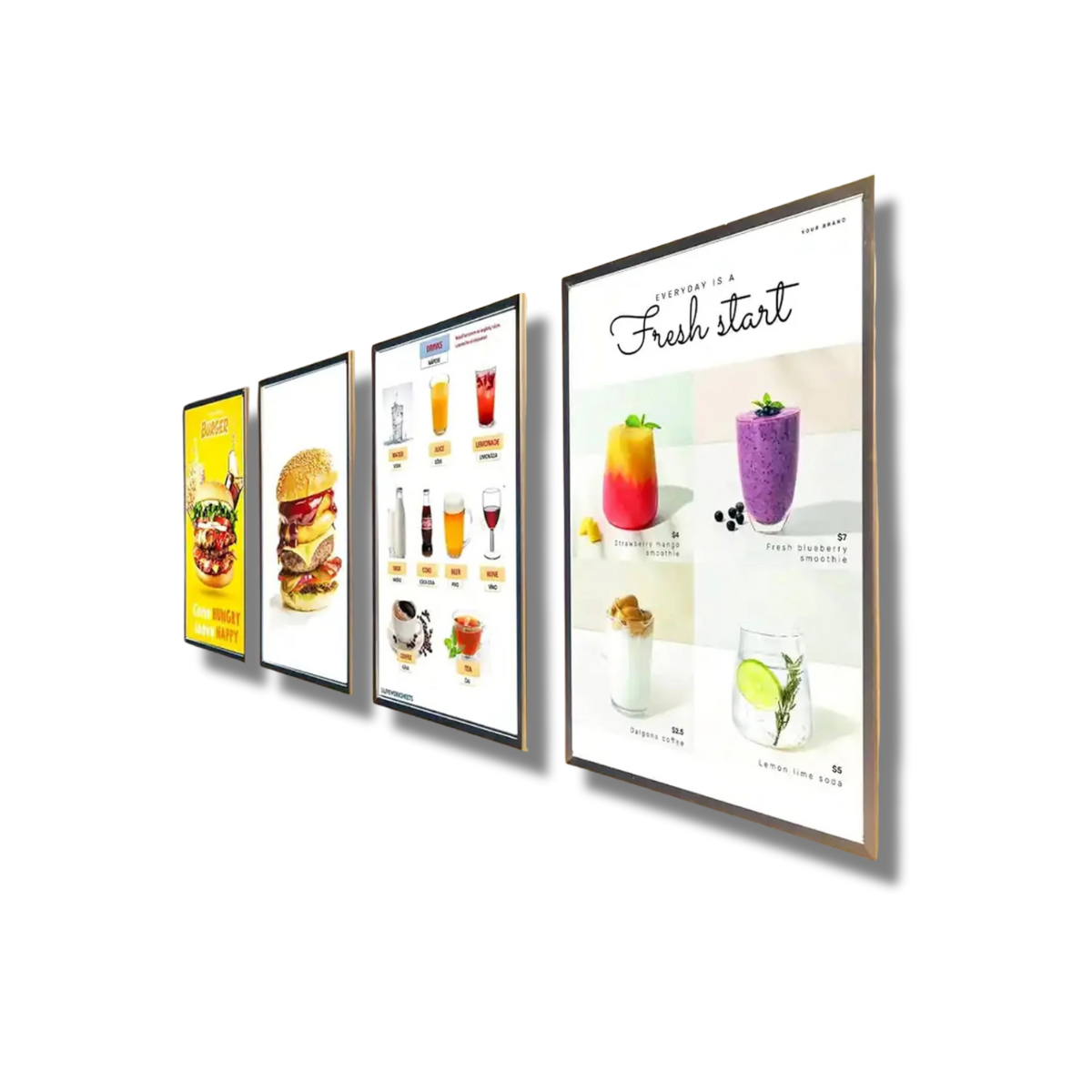 In Menu Nhà Hàng Decal PP & Backlit Film – Menu Hộp Đèn Hiển Thị Màu Sắc Sắc Nét - Ảnh 5