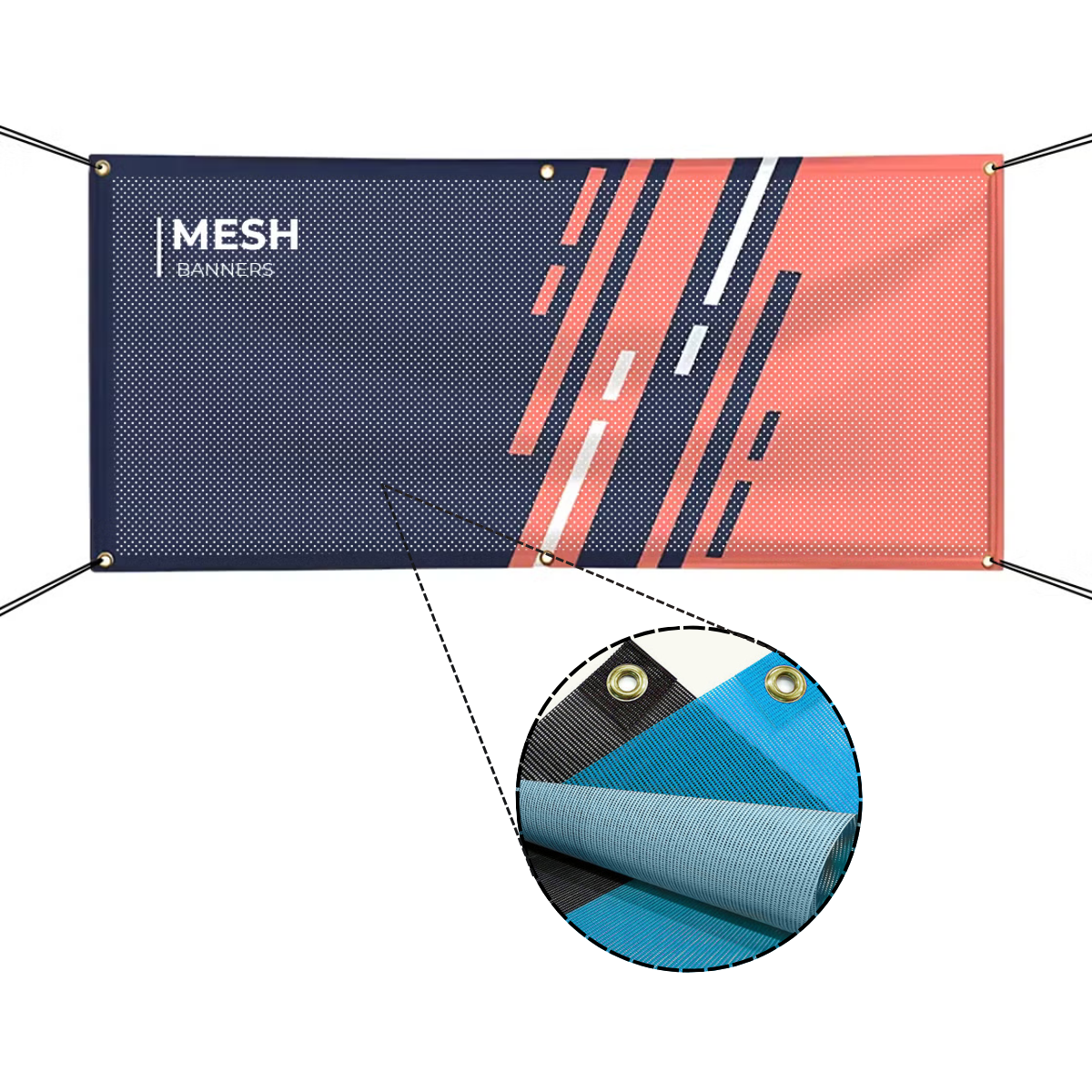 Băng Rôn Lưới Polyester In Logo Chống Gió – Banner Sự Kiện Ngoài Trời Hiệu Quả Cao - Ảnh 3