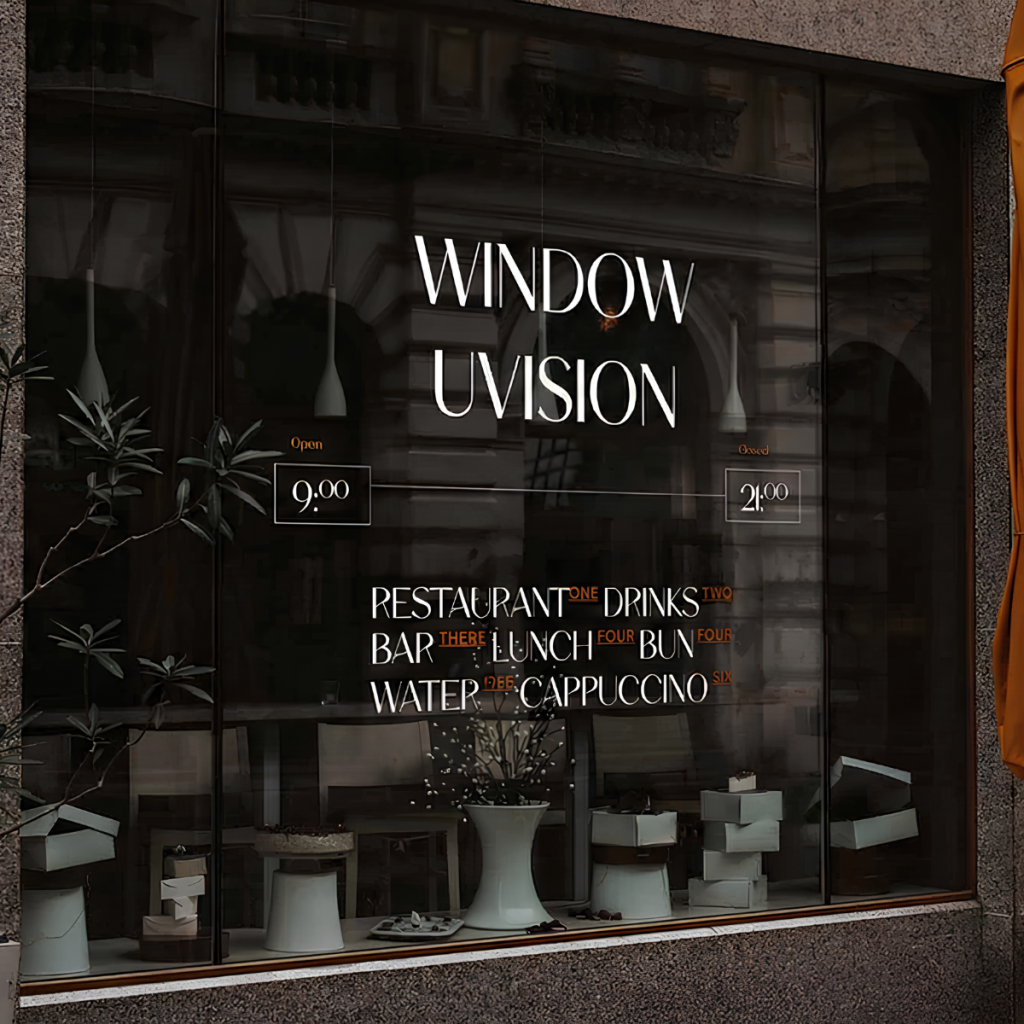 decal dán kính tùy chỉnh