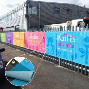 Băng Rôn Lưới Mesh Banner In UV Cao Cấp – Quảng Cáo Ngoài Trời